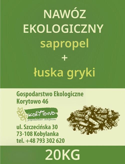 Nawóz ekologiczny Sapropel i łuska gryki 20kg