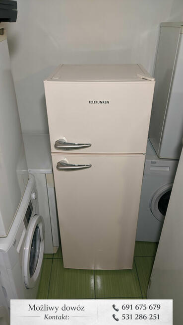 Lodówka w stylu retro Telefunken - pojemność 212 litrów