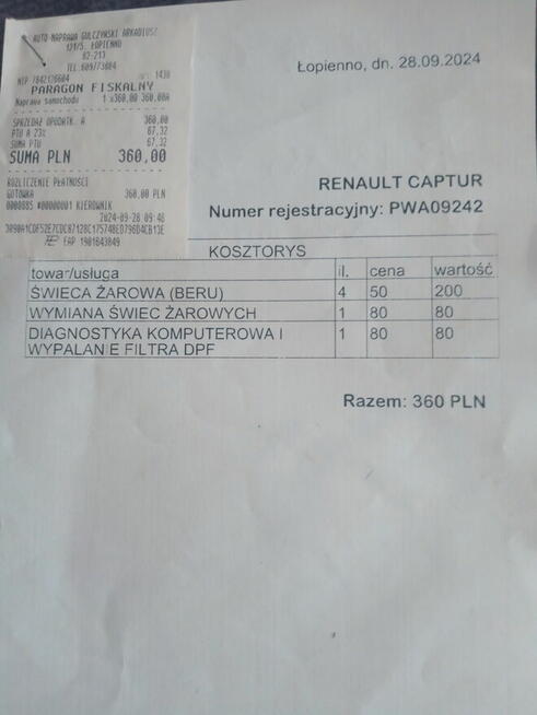 SPRZEDAM RENAULT CAPTUR