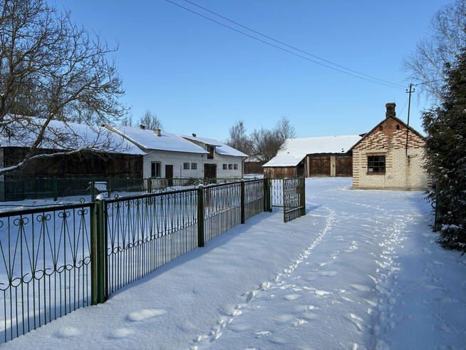 Siedlisko / dom + budynki gospodarcze w Sobieszyn, 1 h dojaz