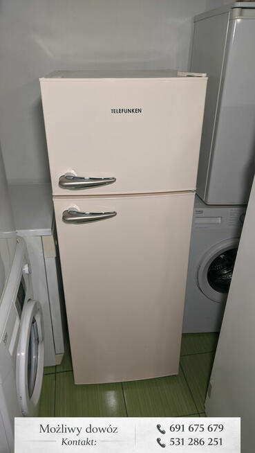 Lodówka w stylu retro Telefunken - pojemność 212 litrów