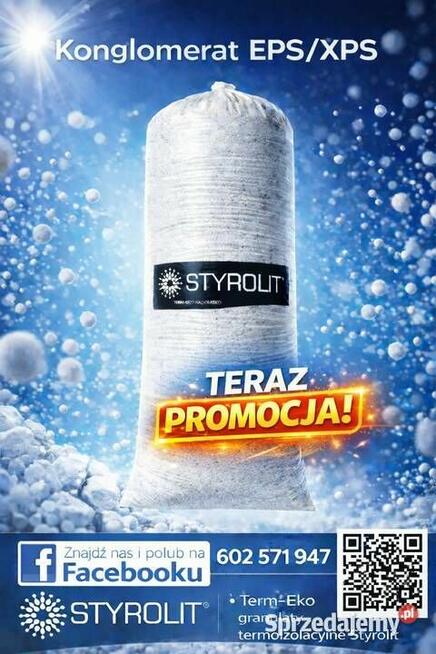 granulat styropianowy Styrolit konglomerat 0.8 m3