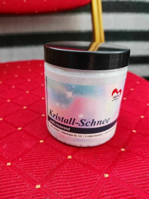 Kryształowy sztuczny śnieg biały dekoracyjna pasta