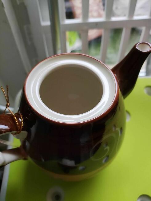 Czajnik z Porcelany Ręcznie malowany imbryk do herbaty kawy