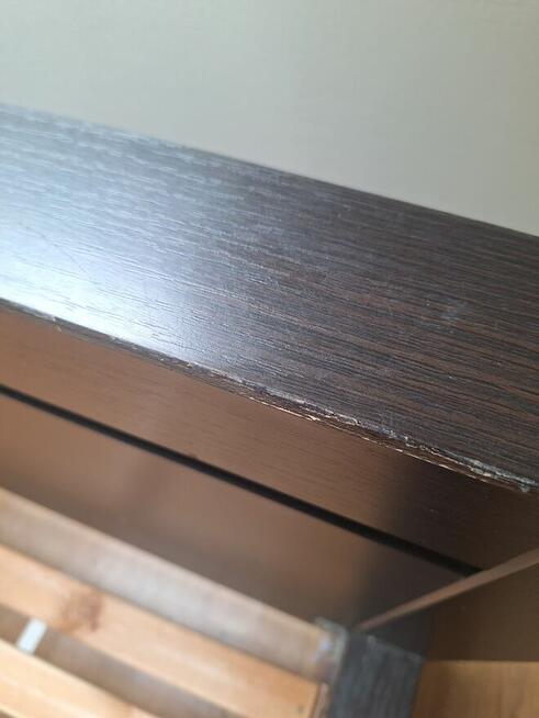 Łóżko 160x200 wenge+2szafki