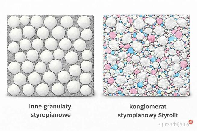 granulat styropianowy Styrolit konglomerat 0.8 m3