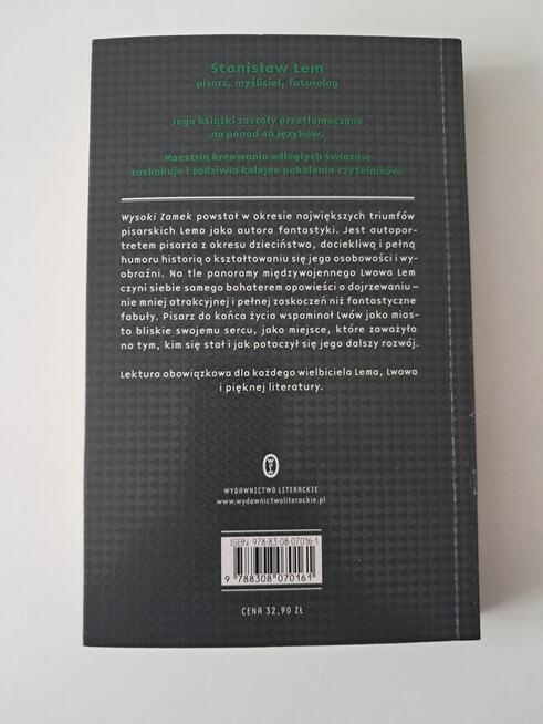 Książka „Wysoki zamek” S. Lem, do sprzedania
