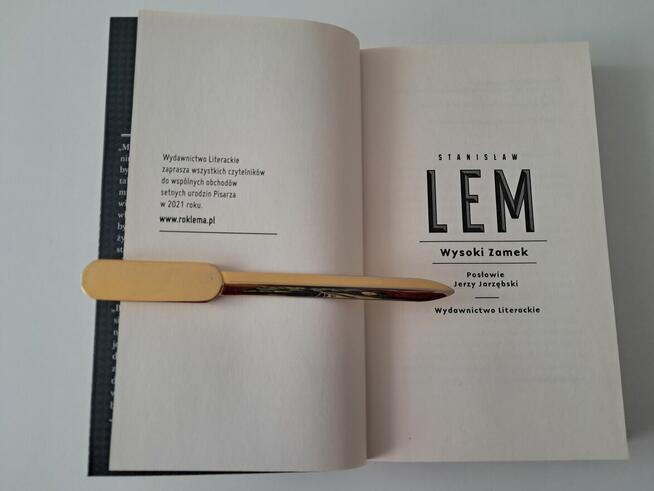 Książka „Wysoki zamek” S. Lem, do sprzedania
