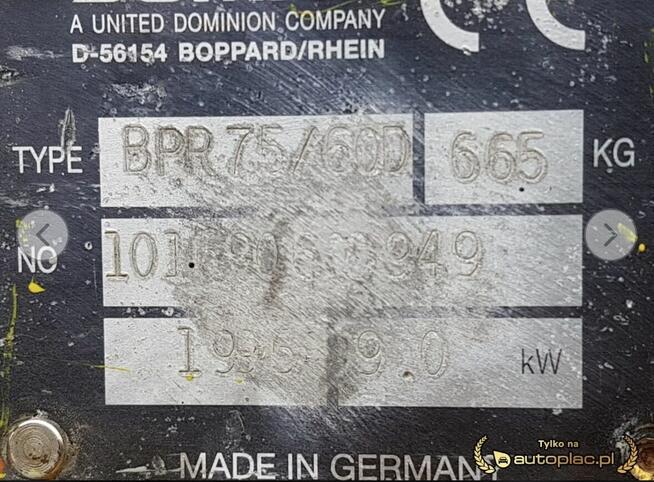 Bomag Sprzedam zagęszczarkę 665 Kg