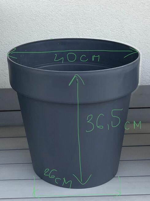 DONICE TARASOWE OGRODOWE W ZESTAWIE 8 sztuk