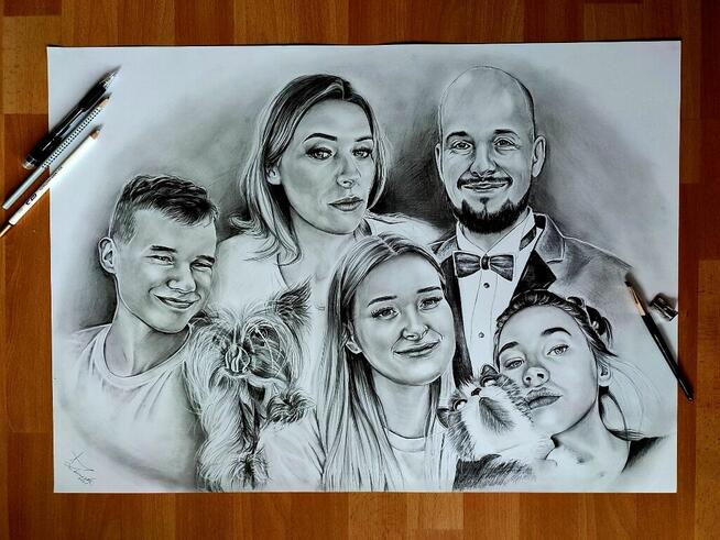 Portrety ze zdjęcia na zamówienie