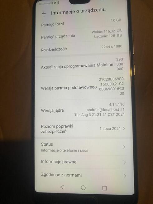 Huawei P20 128gb stan igła