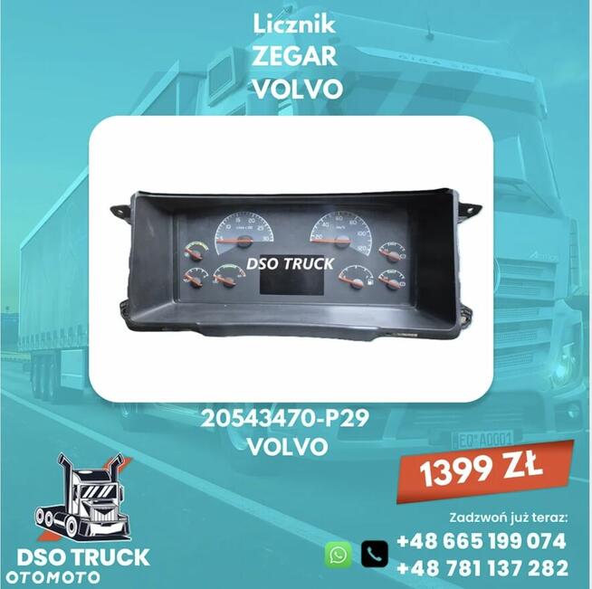 20543470-P28 20543470-P29 Licznik ZEGAR VOLVO VDO FH FM