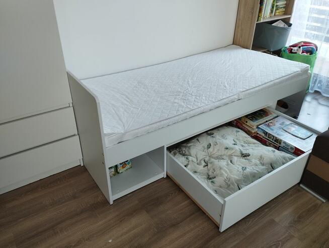 Łóżko białe 90x200