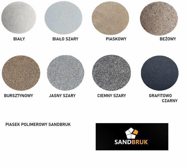 SandBruk Piasek Polimerowy Fuga Do Kostki Jasny Szary