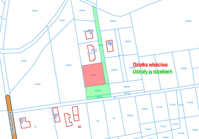 Działka budowlana Zawada gm. Turawa