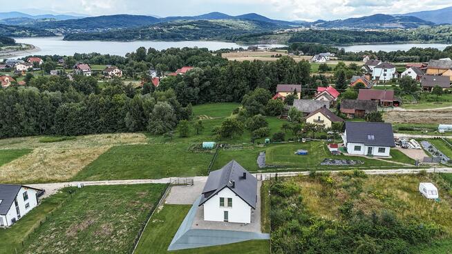 Dom 163 m2 na 8 arowej działce nad Jeziorem Mucharskim