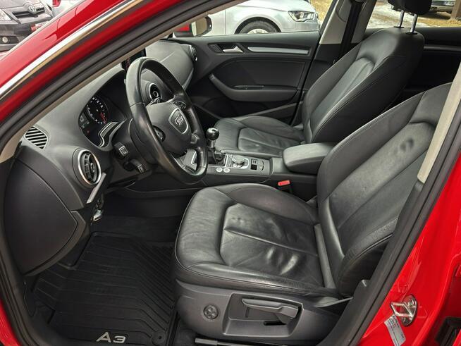 AUDI A3 2.0 TDI 185km skóra NAVI led PDC serwis BEZWYPADEK 2016 FV23%