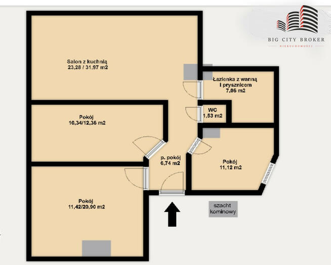 Mieszkanie Lublin Śródmieście, Fryderyka Chopina