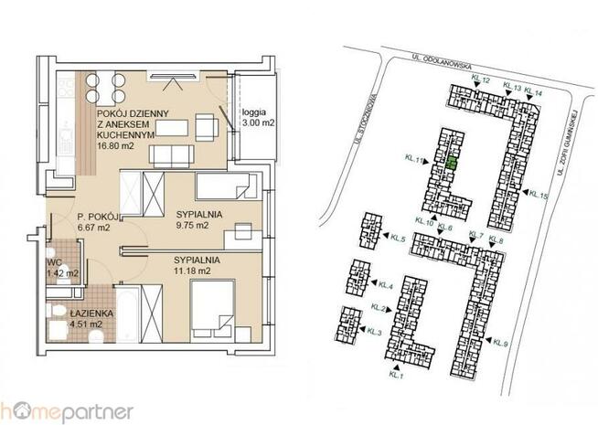 Mieszkanie Wrocław Psie Pole, Zakrzów, Odolanowska