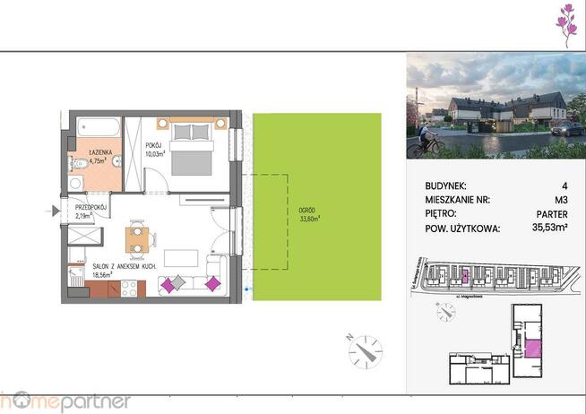 Mieszkanie Siechnice, Bzowa