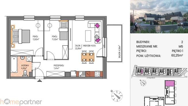 Mieszkanie Siechnice, Bzowa