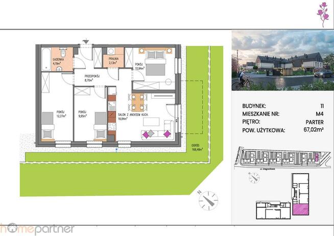 Mieszkanie Siechnice, Bzowa