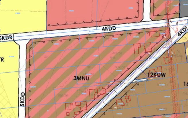 Działka budowlana Źlinice gm. Prószków