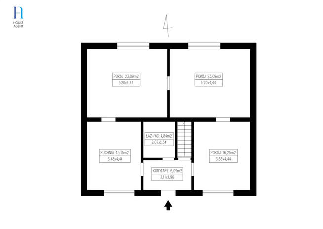Dom Wola Sipińska gm. Zadzim,