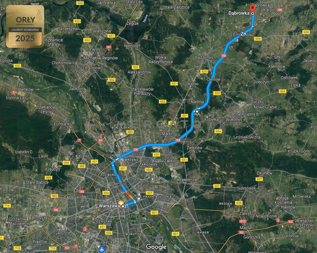 Działka budowlana Małopole gm. Dąbrówka, Franciszka Czapskiego