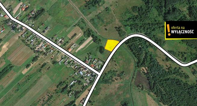 Działka inwestycyjna Matyniów gm. Smyków,