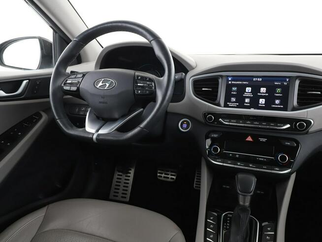 Hyundai IONIQ Plug-In full LED jasne skóry klima auto grzane fotele navi kamera