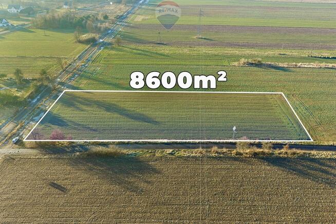 Działka rolna w Chocianowcu, pow. 8600m²