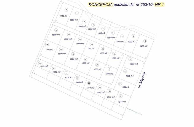 Działka inwestycyjna Kosewko gm. Pomiechówek,