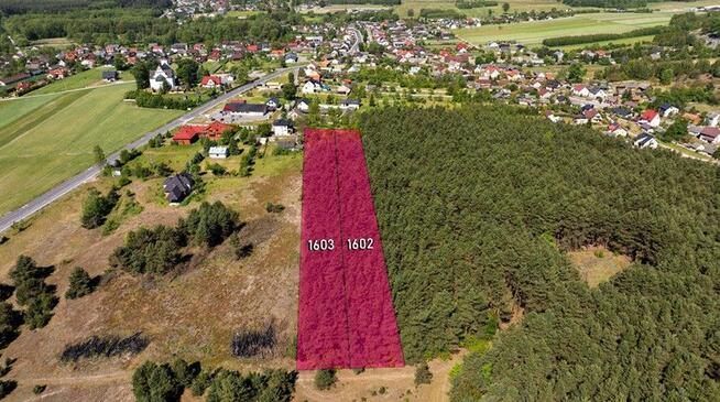 Działka budowlana Oleszno gm. Krasocin,