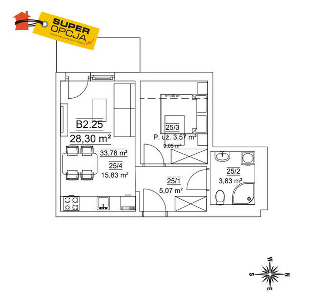 Mieszkanie Kraków Ruczaj, Jana Kantego Federowicza