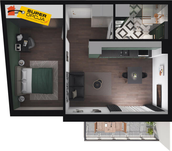 Mieszkanie Kraków Ruczaj, Jana Kantego Federowicza