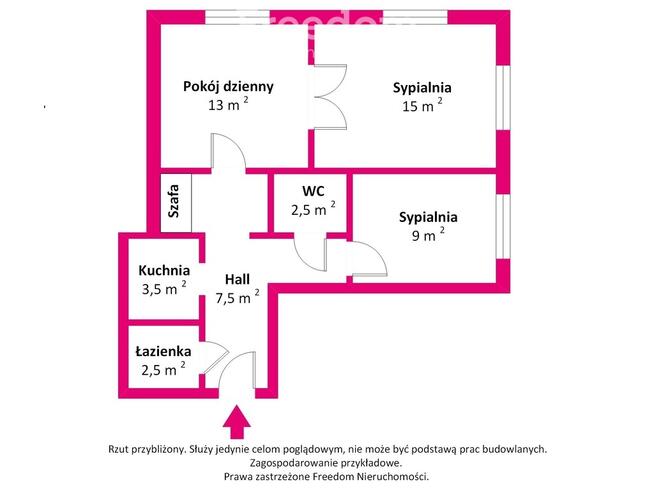Nowość! 3 pokoje na Warszawskim Śródmieściu, 53 m2