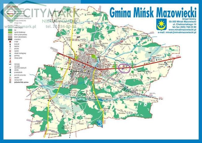 Działka budowlana Nowe Osiny gm. Mińsk Mazowiecki