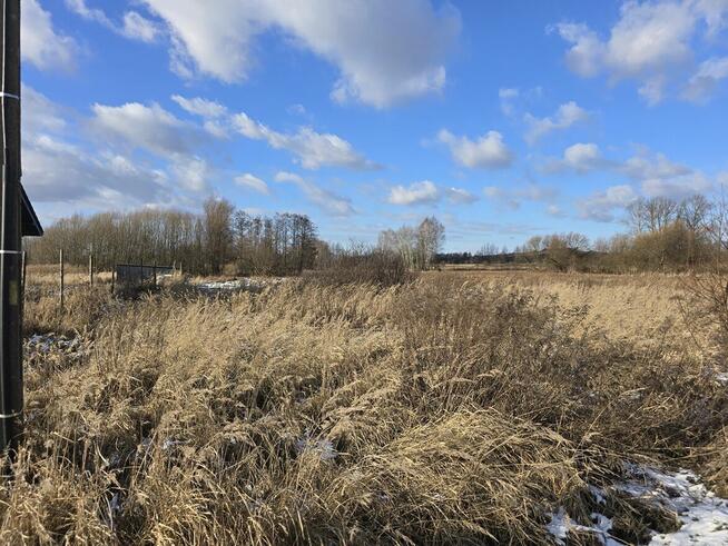 Niegowoniczki, duża działka pod budowę domu z częścią zielon