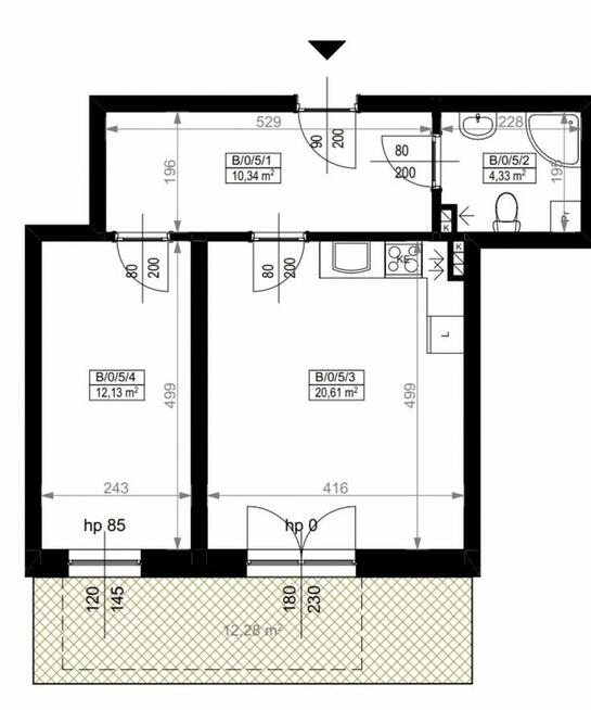 Sprzedam mieszkanie 2-pokojowe