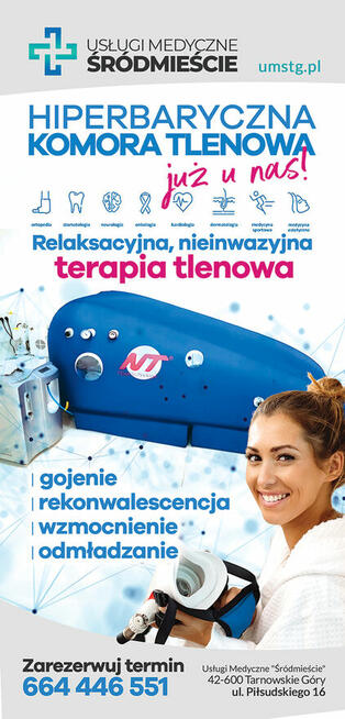 Masaże, hirudoterapia tlenoterapia