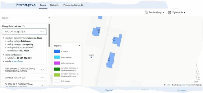 Działka budowlana w Bogucinie – 10 min od Włocławka, media w