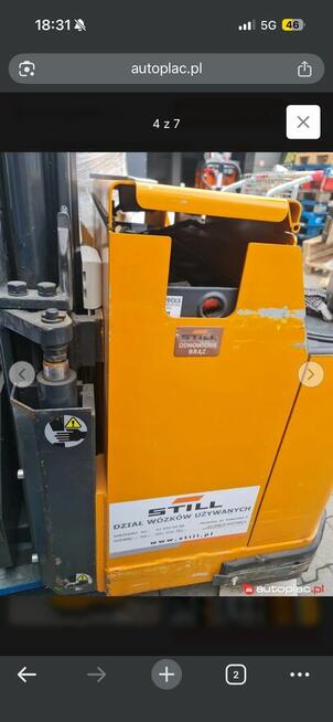 Still Sprzedam wózek widłowy elektryczny wysokiego zasięgu