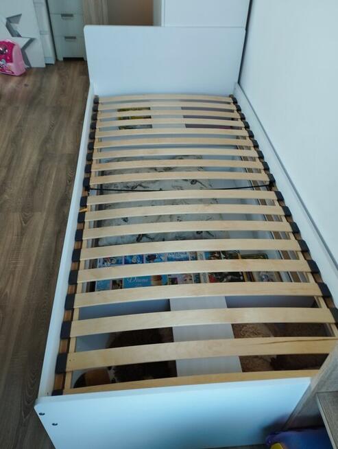 Łóżko białe 90x200