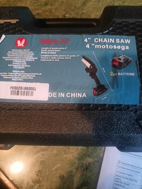 Ręczną piłę akumulatorową sprzedam