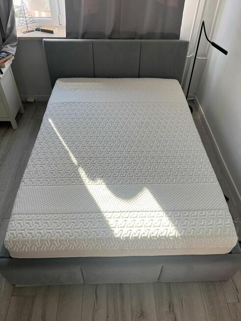 Łóżko Tapicerowane 140x200 z materacem Pan materac Tempo