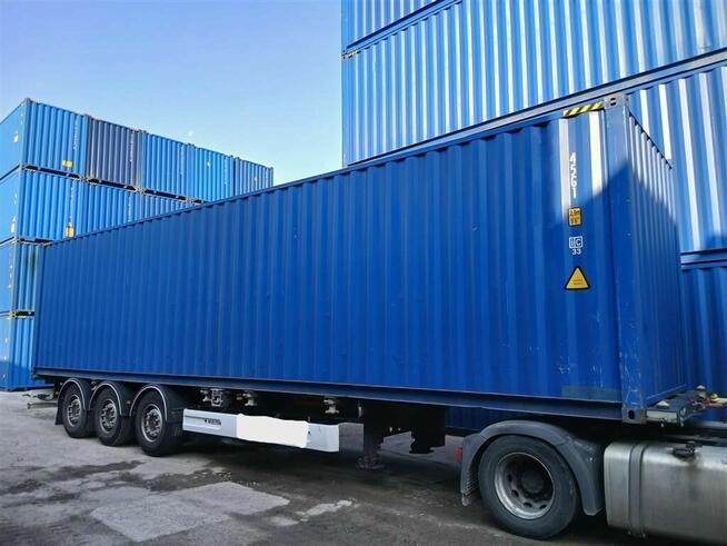 Kontener morski, kontener magazynowy 40 hc - podwyższany