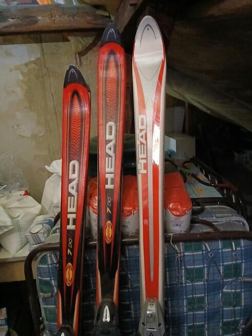 narty HEAD z okuciami do jazdy po sniegu