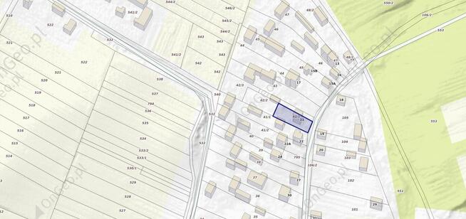 3 działki budowlane 600 m2 na wsi 98 km od W-wy po59 tyś zł
